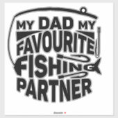 私のパパは私のお気に入りの魚釣りパートナー。 シール (シート)