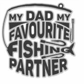 私のパパは私のお気に入りの魚釣りパートナー。 シール (正面)