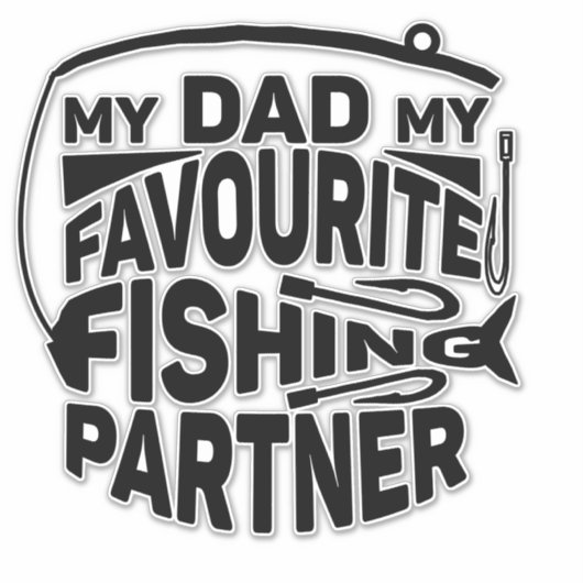 私のパパは私のお気に入りの魚釣りパートナー。 シール (正面)