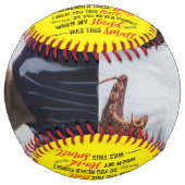 私のパパは私のソフトボー教えル2の写真をありがとう ソフトボール (正面)