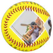 私のパパは私のソフトボ教えール4枚の写真をありがとう ソフトボール (正面左)