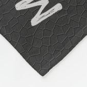 私のパパは私のヒーローである – 薄いブルーライン警察ベビー フリースブランケット (角)