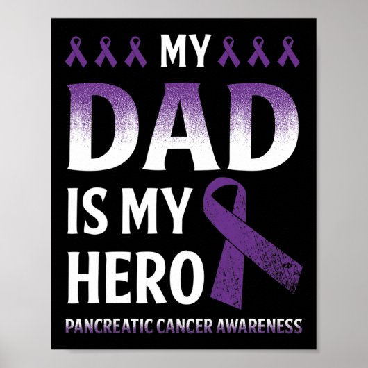 私のパパは私のヒーロー膵臓がん ポスター (正面)