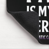 私のパパは私のヒーロー膵臓がん マウスパッド (コーナー)