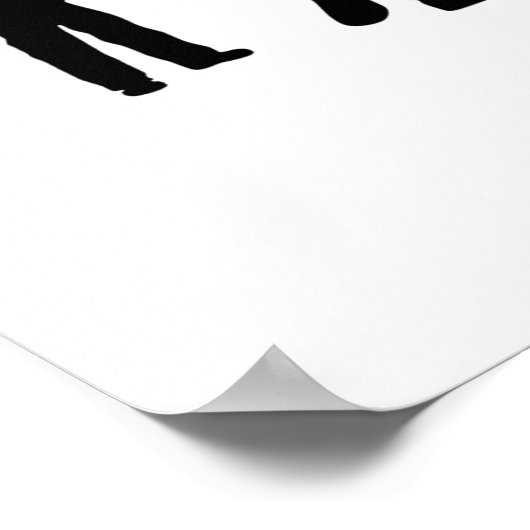 私のパパは私のヒーロー:心のトリビュートシルエットw ポスター (角)