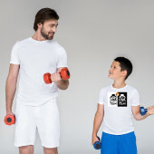 私のパパは私のヒーロー| 父の日の特別写真付き Tシャツ