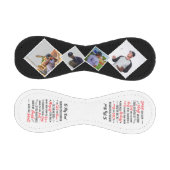 私のパパは私の野球教えの4枚の写真をありがとう 野球ボール (パネル)