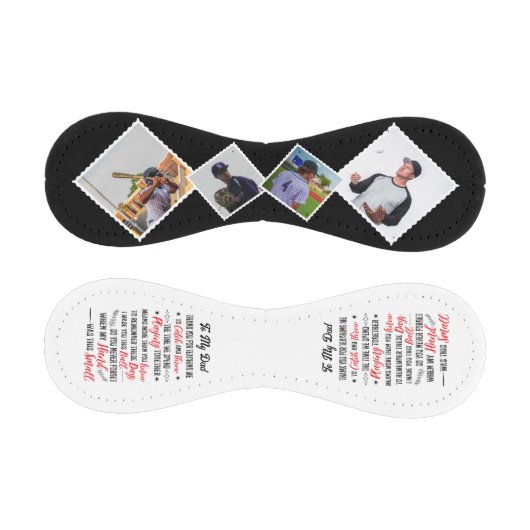 私のパパは私の野球教えの4枚の写真をありがとう 野球ボール (パネル)