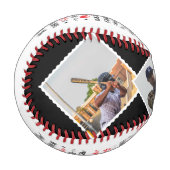 私のパパは私の野球教えの4枚の写真をありがとう 野球ボール (正面左)