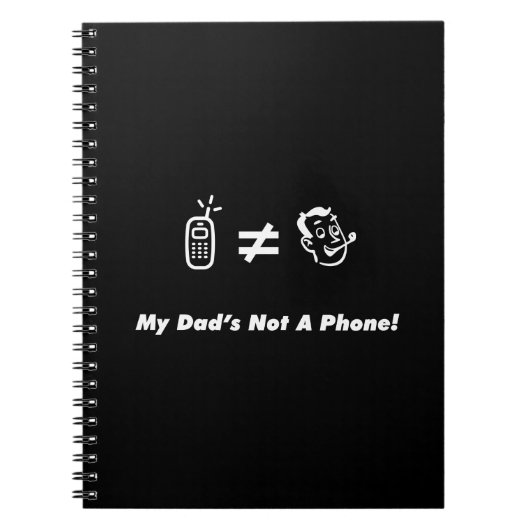私のパパは電話ではないです ノートブック (正面)