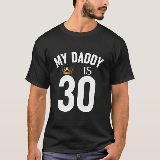 私のパパは30歳30歳パパパパ父P Tシャツ (正面)