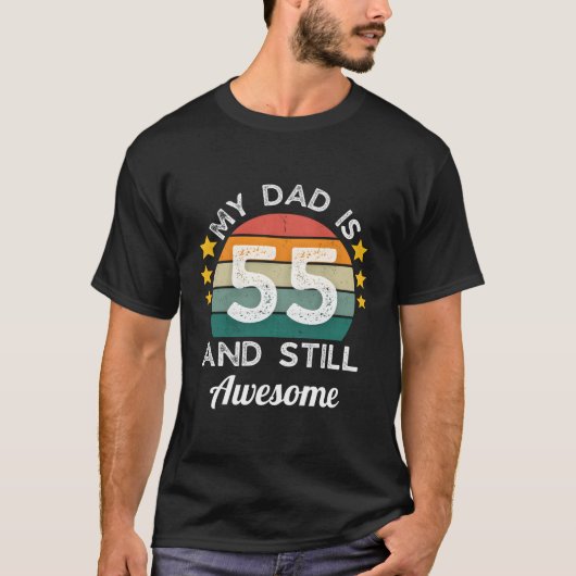 私のパパは55Pyで素晴らしまだ55Py Tシャツ (正面)