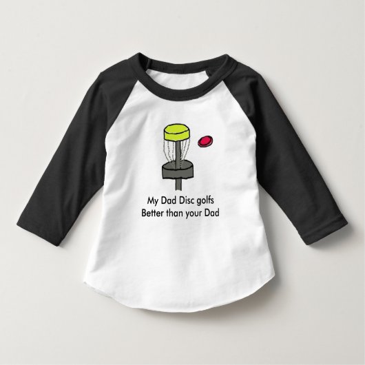 私のパパは、より良いディスクゴルフシャツである Tシャツ (正面)