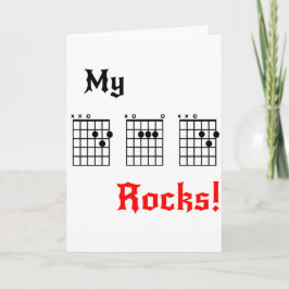 私のパパは-誕生日、父の日、等カードを揺すります カード