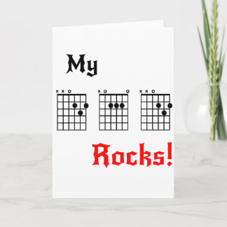 私のパパは-誕生日、父の日、等カードを揺すります カード