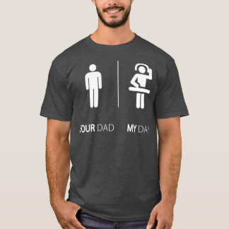 私のパパはDJディスクジョッおもしろいキーDJギフトです Tシャツ