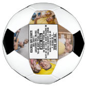 私のパパカスタムに父の日の贈り物4枚の写真 サッカーボール (回転)