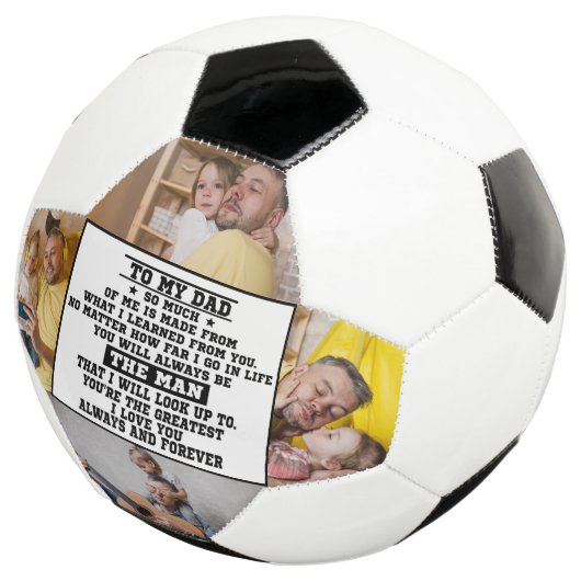 私のパパカスタムに父の日の贈り物4枚の写真 サッカーボール (3/4)