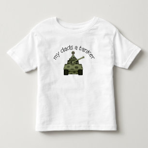 私のパパタンカー(息子) トドラーTシャツ