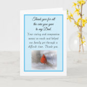 私のパパナース気にドクターCをお世話になっております カード (黄色い花)