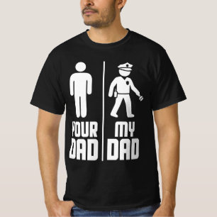私のパパパパ警察官 Tシャツ