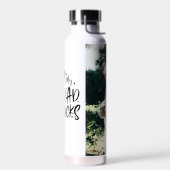 私のパパロックギター父の日のカスタム写真 ウォーターボトル (左面)