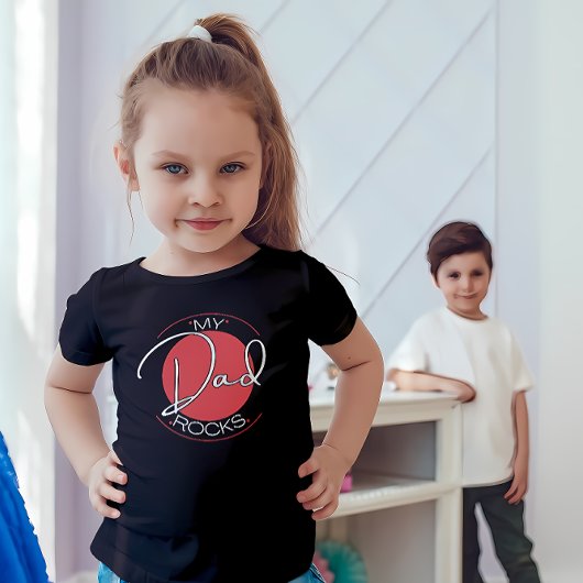 私のパパロックティーユニーク：父の日の贈り物 Tシャツ