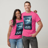 私のパパ信じUfoポスター Tシャツ (ユニセックス)