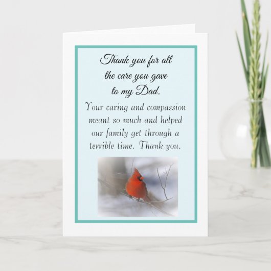 私のパパ担当医を気にお迎えいただき、ありがとうございますナース カード (正面)