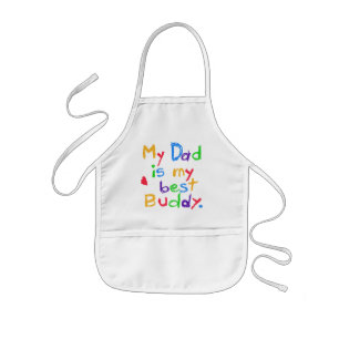 私のパパ私の最も最高のな相棒のTシャツおよびギフト 子供用エプロン