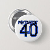 私のパパ40 缶バッジ (正面&裏面)