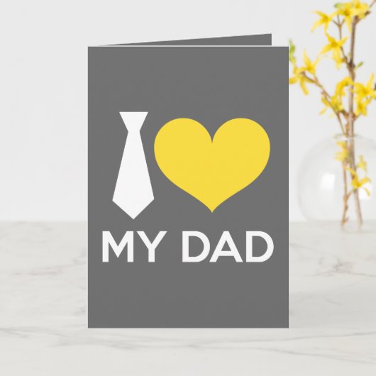 私のパパ カード (黄色い花)