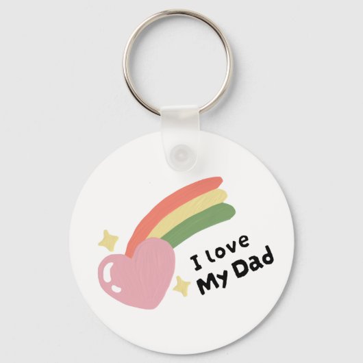 私のパパ キーホルダー (正面)