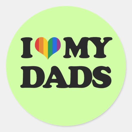 私のパパ ラウンドシール (正面)