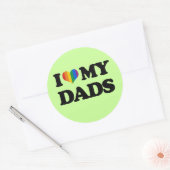 私のパパ ラウンドシール (封筒)