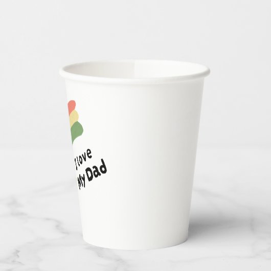 私のパパ 紙コップ (左)
