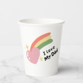 私のパパ 紙コップ (正面)