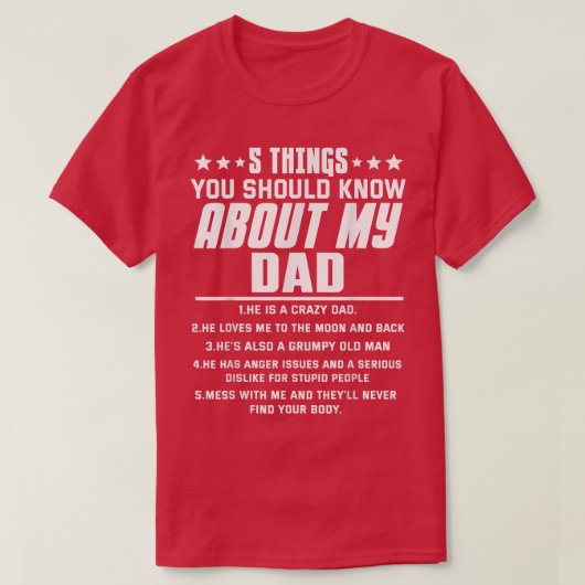 私のパパ Tシャツ (デザイン正面)