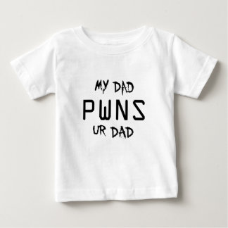私のパパPWNS URのパパ ベビーTシャツ