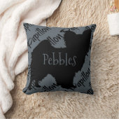 私のパピヨン犬の枕を愛する クッション (ブランケット)