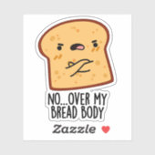 私のパンの体おもしろいのパン シール (シート)