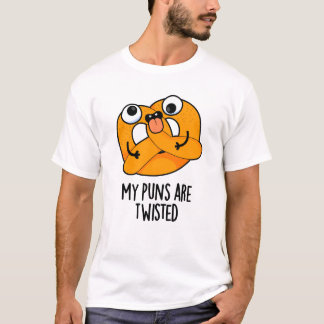 私のパンはひねくれたおもしろいプレッツェル・パン Tシャツ