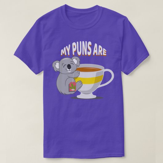 私のパンはコアラ茶だ Tシャツ (デザイン正面)