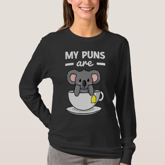 私のパンはコアラ茶プンコアラクマ動物6 Tシャツ (正面)