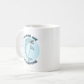 私のパンはポポおもしろいイの動物パンだ コーヒーマグカップ (正面左)