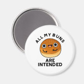 私のパンは全て食べ物のパおもしろいンだ マグネット (正面/裏面)