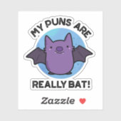 私のパンは本当にこうもりおもしろい動物のパンだ シール (シート)