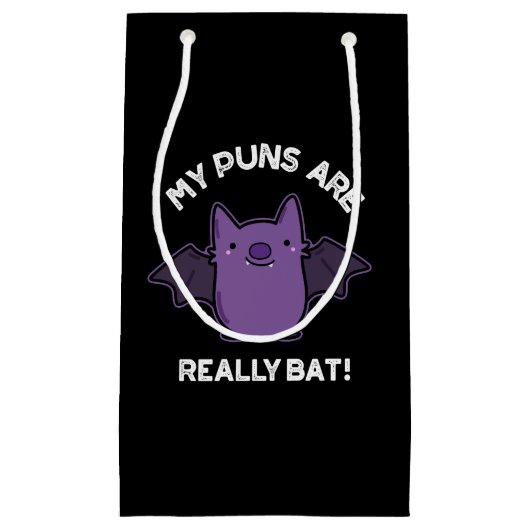 私のパンは本当にこうもりおもしろい動物プンダークBG スモールペーパーバッグ (正面)