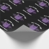 私のパンは本当にこうもりおもしろい動物プンダークBG ラッピングペーパー (角)