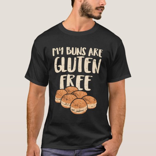 私のパンはUなしでグルテンフリーNo Cure Tシャツ (正面)